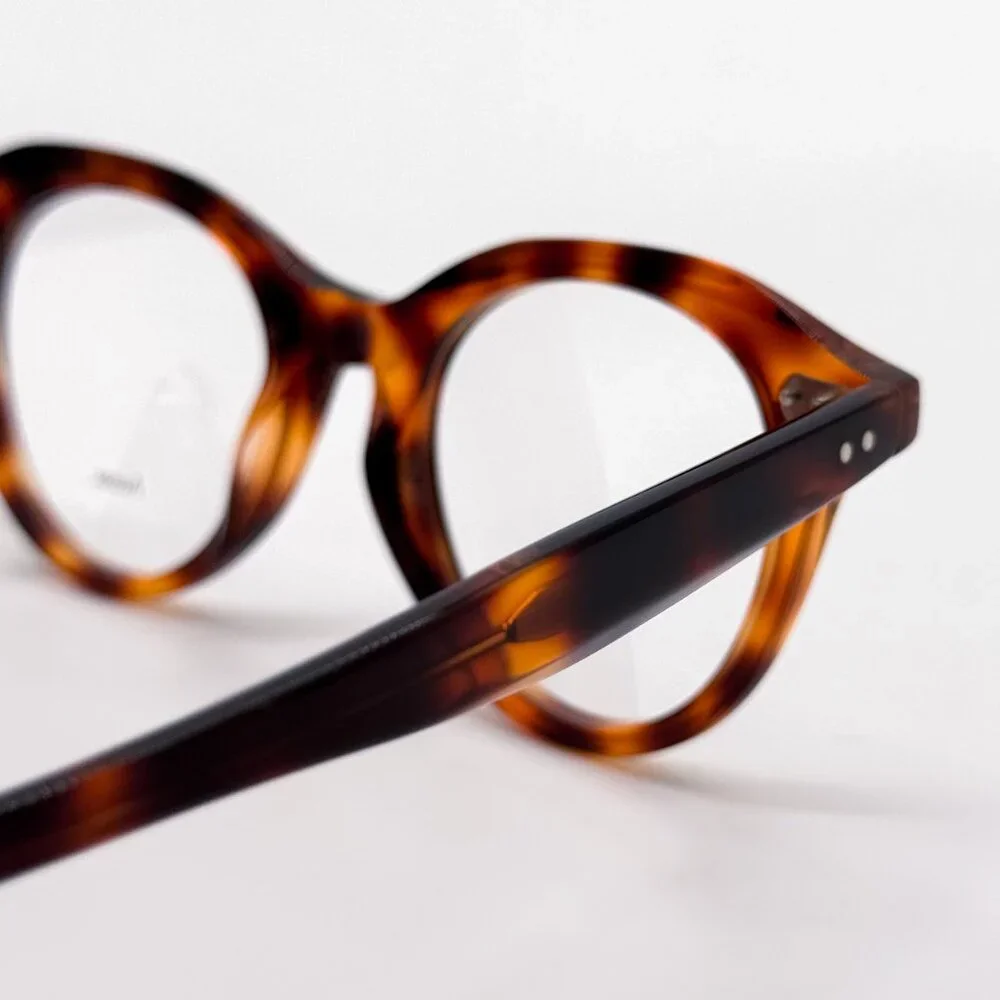 NEW CELINE CL41458 086 EYEGLASSES WOMEN HAVANA ROUND EYEWEAR CELINE